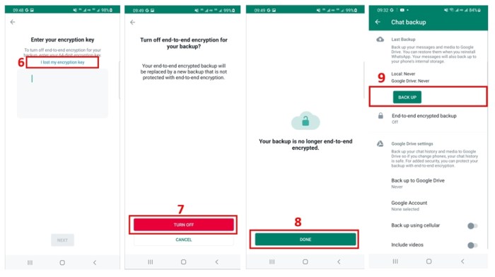 Cara Menonaktifkan Enkripsi End- To End Whatsapp