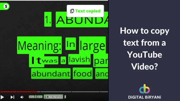 Cara Salin Teks Di Youtube