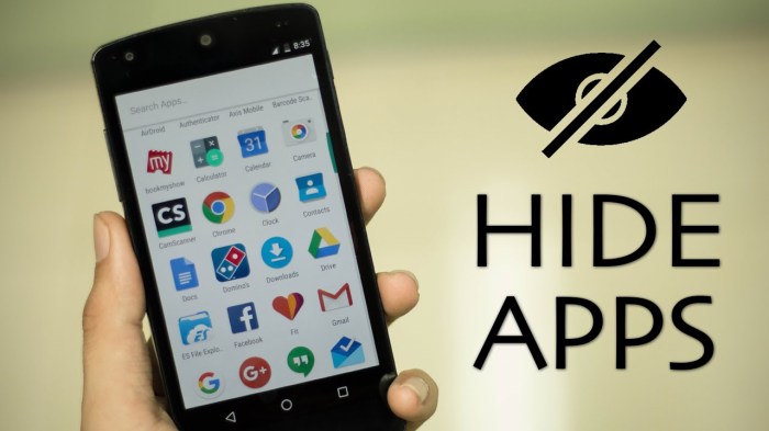 Hide redmi app mobile