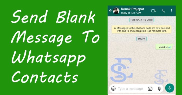 Messages blank send whatsapp way easy