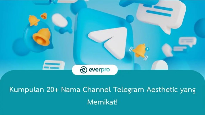 Nama Telegram Aesthetic Dan Artinya