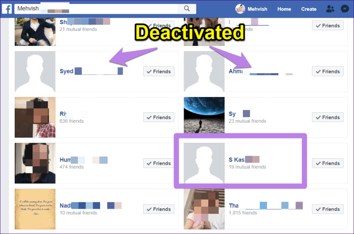 Cara Melihat Akun Fb Teman Yang Dinonaktifkan