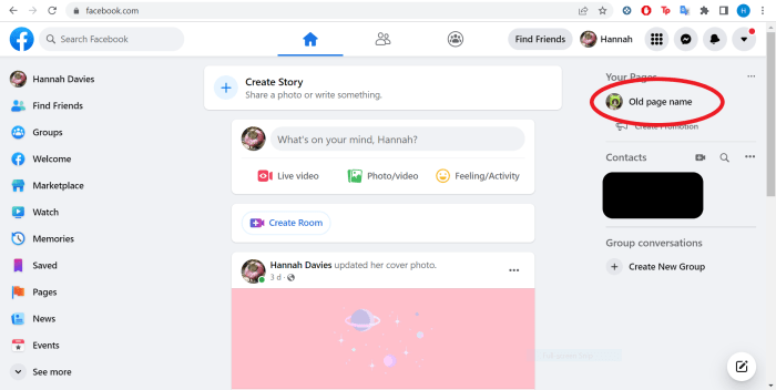 Cara Mengganti Nama Facebook Lite